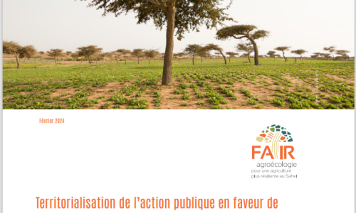 Parution du Rapport sur la “Territorialisation de l'action publique en faveur de l'agroécologie au Sénégal : les cas de Fatick et Tivaouane”